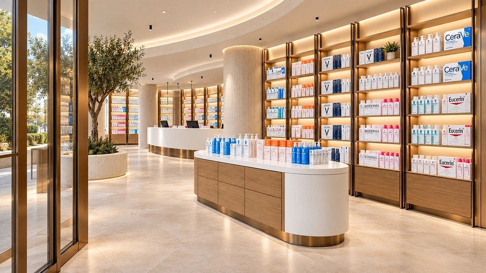 Class Rock style — Entrance and retail displays