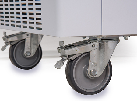 Wheel kit (No. 2 with brake) for mod. 170-200-250-400