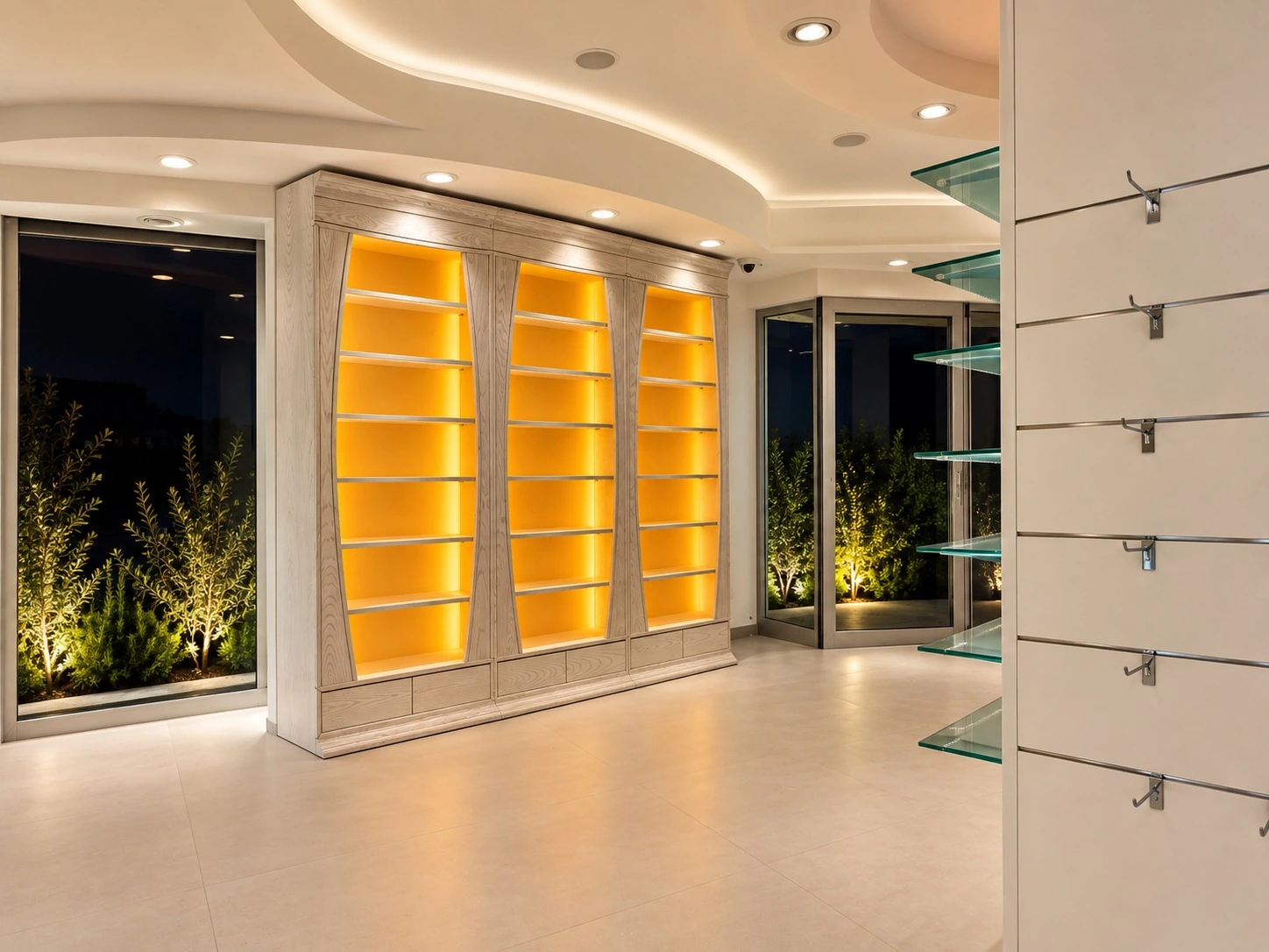 Farmacia Santa Rita — Esposizione accanto all’ingresso
