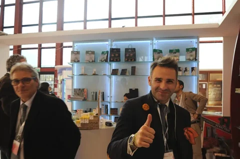 Esposizione dei campioni nello stand INN PROGRESS