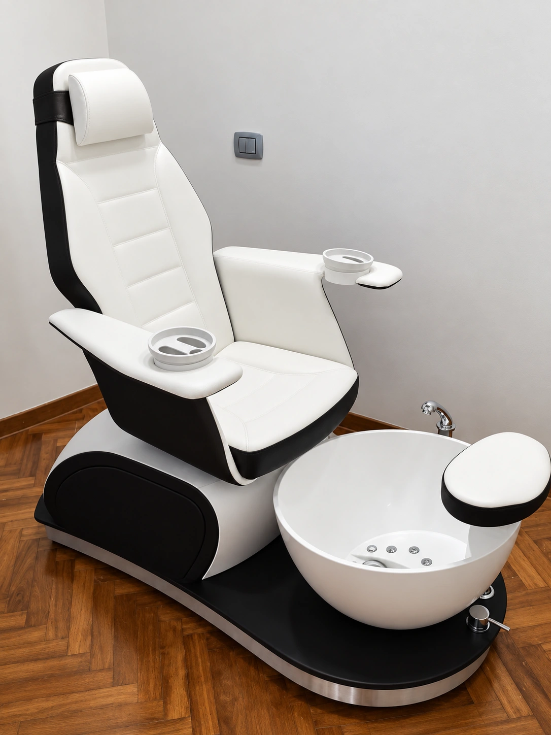 Poltrona per pedicure con vasca integrata